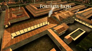 Animation of ancient Roman Fort in Caerleon Wales [upl. by Ness]