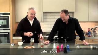 How to make a frappé coffee using an aerolatte milk frother [upl. by Maximo]