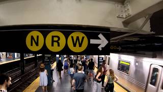 ⁴ᴷ The Busiest NYC Subway Station Times Square–42nd StreetPort Authority Bus Terminal [upl. by Nerine592]