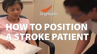 How To Position A Stroke Patient [upl. by Ylrevaw]