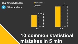 Ten Statistical Mistakes in 5 Min [upl. by Selrac]