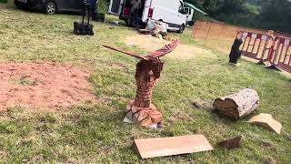 A fabulous range of wooden sculpture at Caerleon festival 2024 [upl. by Uta]