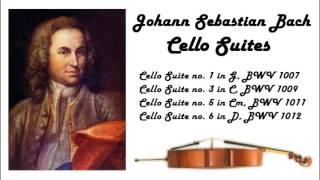 Johann Sebastian Bach  Cello suites in 432 Hz great for reading or studying [upl. by Enoryt187]