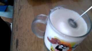 Aerolatte Review Frothing Cold Milk In Under 1 Minute [upl. by Asilem858]